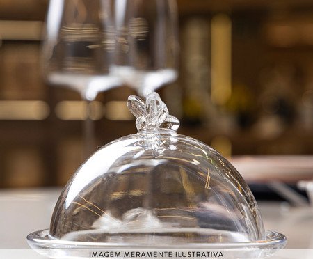 Prato para Doce com Tampa Bee | Westwing