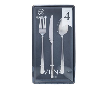 Faqueiro de Aço Inox Viena | Westwing