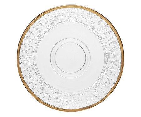 Jogo de Xícaras para Café com Fio Dourado Mauve | Westwing