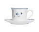 Xícara para Café com Pires Florescer Azul, blue | WestwingNow