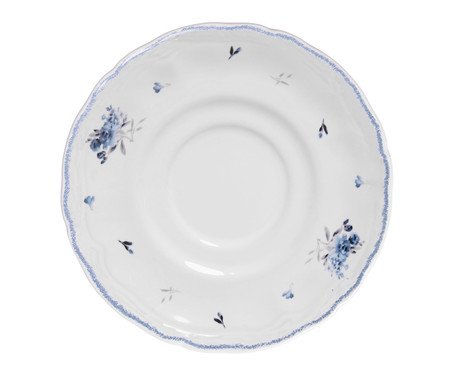 Xícara para Café com Pires Florescer Azul | Westwing