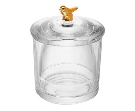 Manteigueira Francesa Bird Golden | Westwing