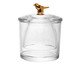 Manteigueira Francesa Bird Golden, transparent | WestwingNow