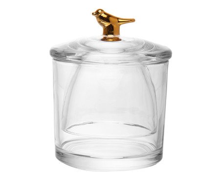 Manteigueira Francesa Bird Golden | Westwing