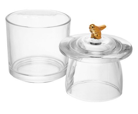 Manteigueira Francesa Bird Golden | Westwing