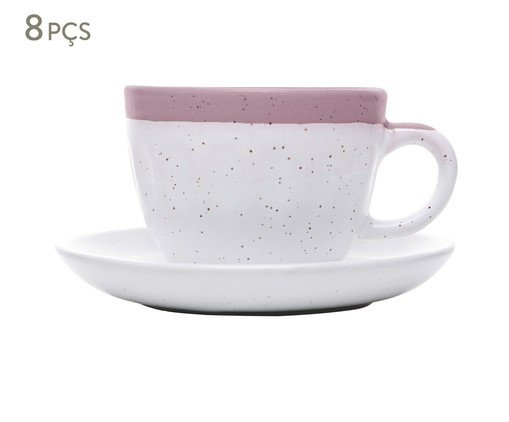 Jogo de Xícaras para Chá Ombré Rosa, pink | WestwingNow