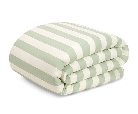 Duvet Listras Bold Verde Menta | Westwing