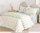 Duvet Listras Bold Verde Menta 200 Fios, green | WestwingNow