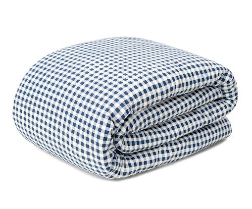 Duvet Mini Vichy Azul Marinho, blue | WestwingNow