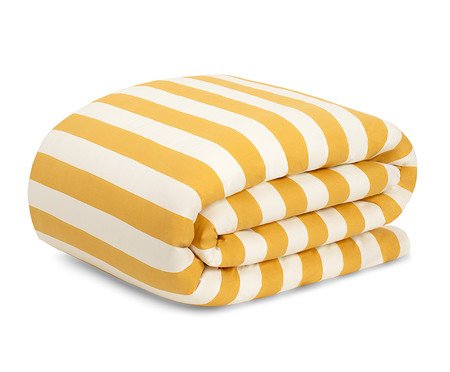 Duvet Listras Bold Mostarda 200 Fios