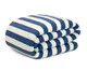 Duvet Listras Bold Azul Marinho 200 Fios, blue | WestwingNow