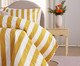 Jogo de Cobre-Leito Listras Bold Mostarda 200 Fios, yellow | WestwingNow