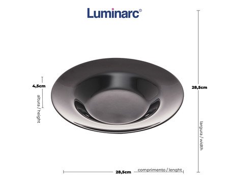 Prato para Pasta Friends Time Black | Westwing