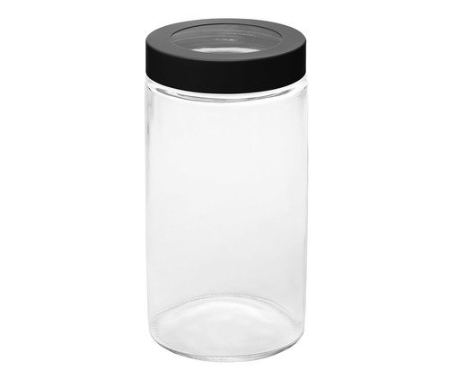 Porta-mantimento com Visor em Acrilíco Basic Sydney, transparent | WestwingNow