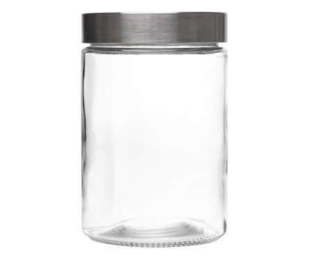 Pote com Visor na Tampa Basic Escovado - 1,290L | Westwing