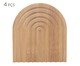 Jogo de Porta-copos em Bambu Aura, beige | WestwingNow