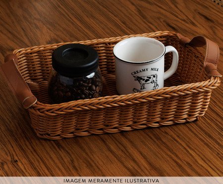 Bandeja com Alça Entrelaço | Westwing