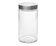 Pote com Visor na Tampa Basic Escovado - 1,8L, transparent | WestwingNow