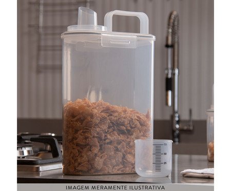 Pote Hermético com Copo Medidor Erlian ll | Westwing