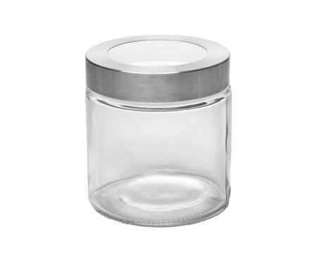 Pote com Visor na Tampa Basic Escovado - 880L | Westwing