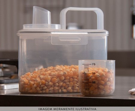 Pote Hermético com Copo Medidor Erlian | Westwing