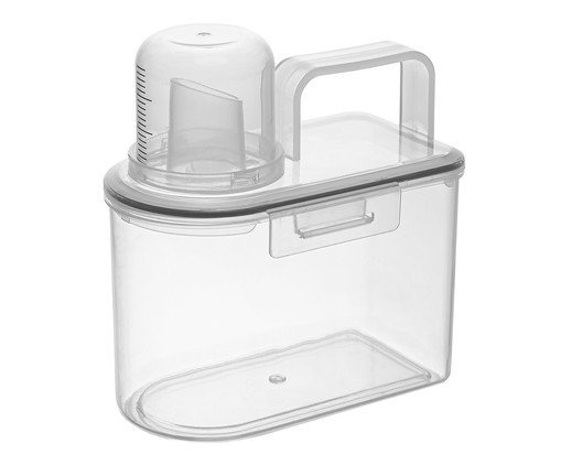 Pote Hermético com Copo Medidor Erlian, transparent | WestwingNow