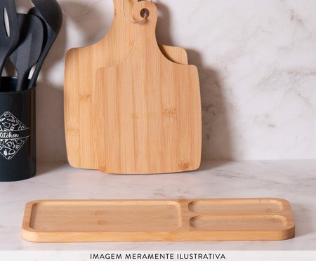 Bandeja com Divisórias Nature | Westwing