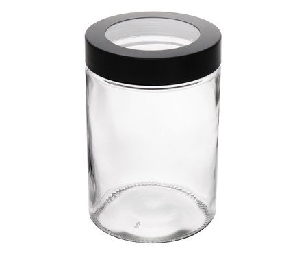 Pote com Visor na Tampa Basic Preto - 1,290L | Westwing