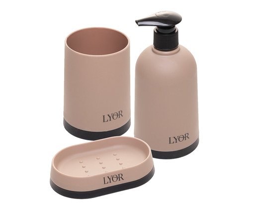 Jogo para Banheiro Erlian Bege, beige | WestwingNow