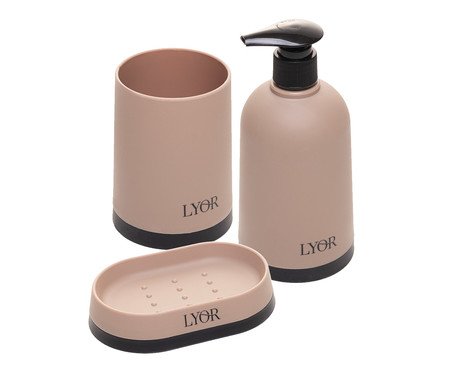 Jogo para Banheiro Erlian Bege | Westwing