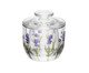 Manteigueira Francesa em Cristal Lavanda Hand Painting, transparent | WestwingNow