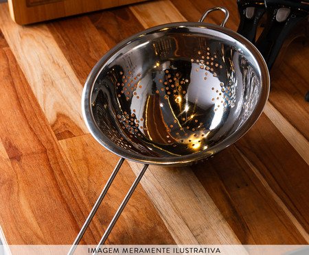 Escorredor em Massa em Inox com Cabo Prime | Westwing