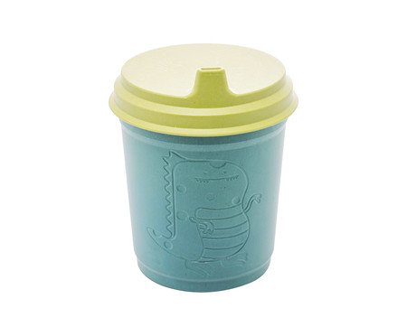 Copo com Tampa Baby Dino | Westwing