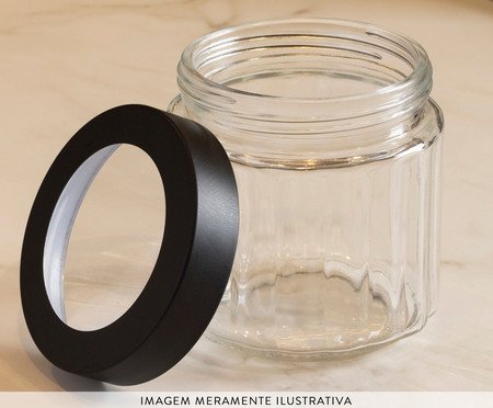 Pote com Visor em Acrilíco Sydney - 920ml | Westwing
