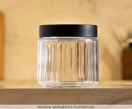 Pote com Visor em Acrilíco Sydney - 920ml | Westwing