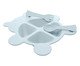 Jogo de Prato e Talheres Infantil Bear Azul, blue | WestwingNow