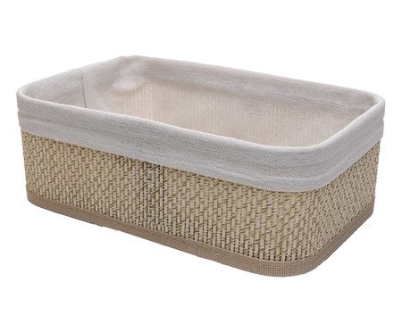 Jogo de Cestas Retangular com Forro Cozy | Westwing