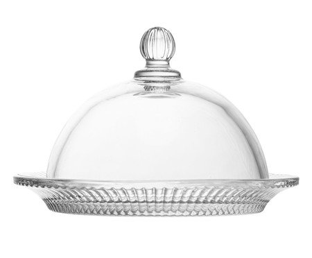 Prato para Doce em Cristal com Tampa Renaissance | Westwing