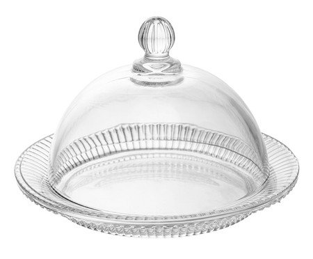 Prato para Doce em Cristal com Tampa Renaissance | Westwing