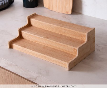 Organizador Extensível em Bambu Nature | Westwing