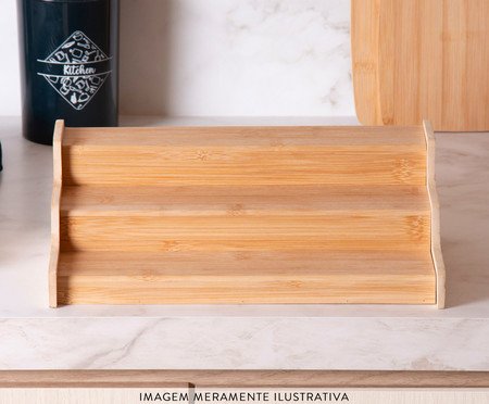 Organizador Extensível em Bambu Nature | Westwing