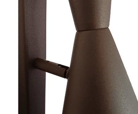 Luminária Trilho de Parede Lotti Marrom Corten | Westwing
