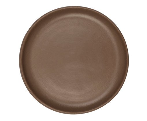 Prato de Sobremesa Romanha Copparo Marrom Terra, brown | WestwingNow