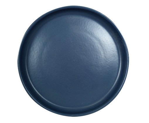 Prato de Sobremesa Romanha Copparo Azul Oceano, blue | WestwingNow