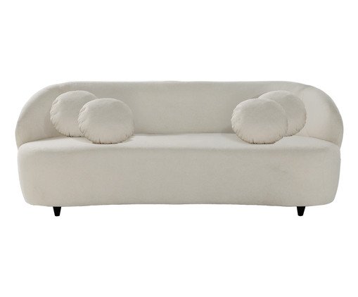 Sofá Apolo em Boucle Off-White, multicolor | WestwingNow