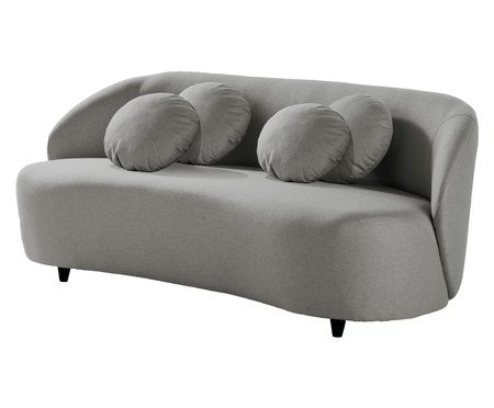 Sofá Apolo em Linhão Cinza | Westwing