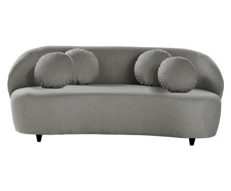 Sofá Apolo em Linhão Cinza | Westwing