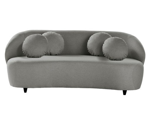 Sofá Apolo em Linhão Cinza, multicolor | WestwingNow