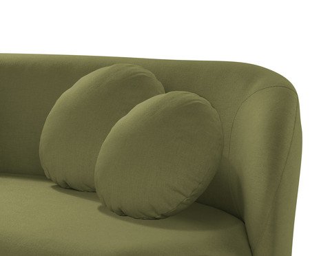 Sofá Apolo em Linhão Verde Musgo | Westwing