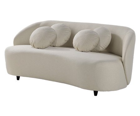 Sofá Apolo em Linhão Bege | Westwing